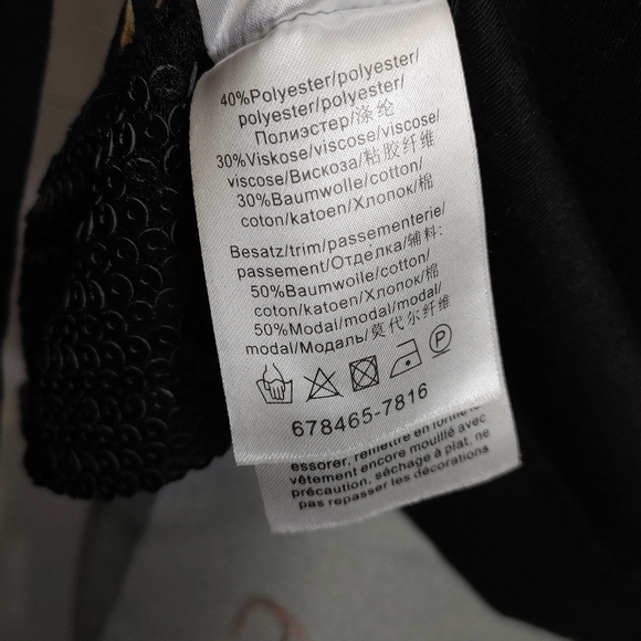 RIANI mixed print sequin cardigan size 6 - Picture 10 of 13